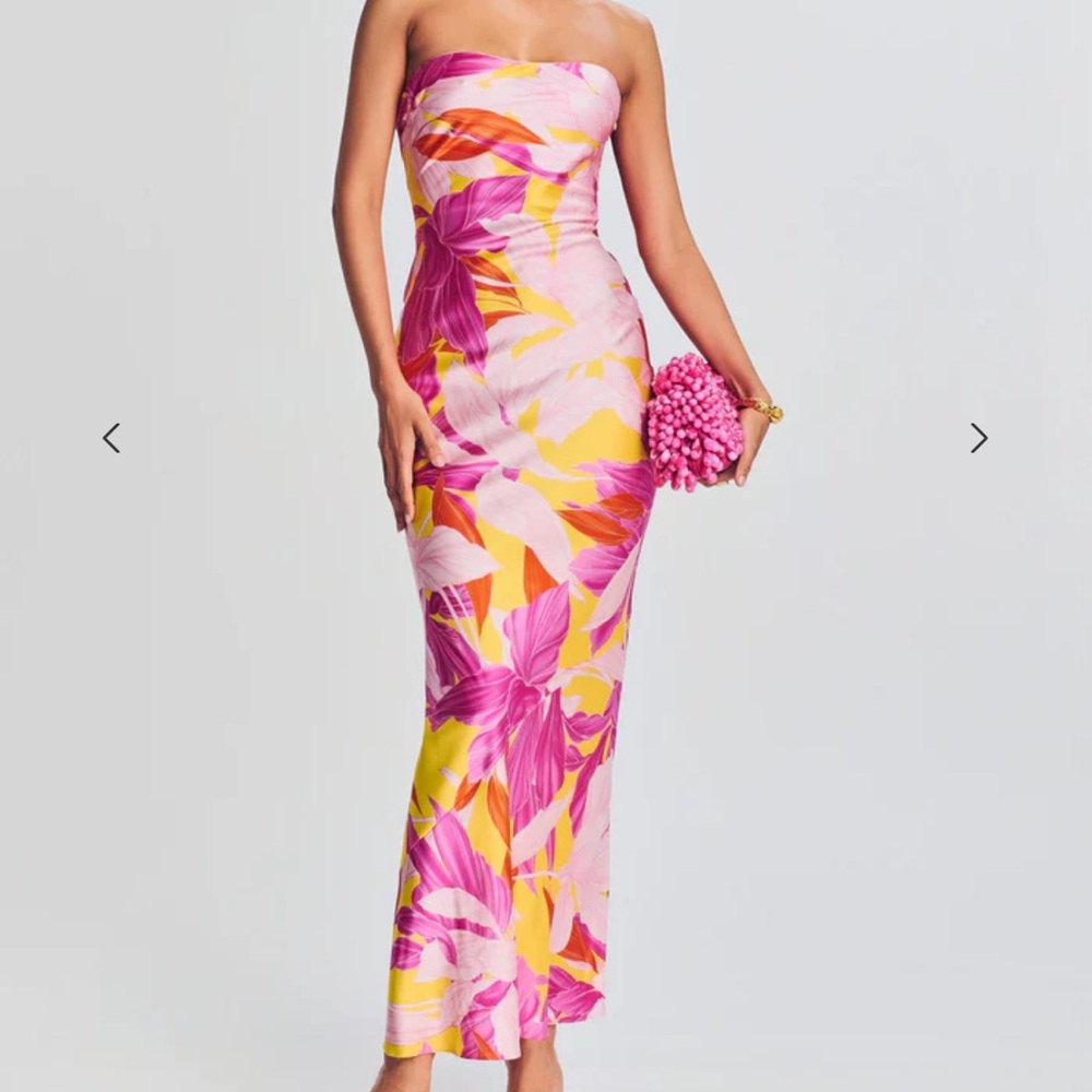 Retrofête Keaton Silk Dress - Size M - Neverworn